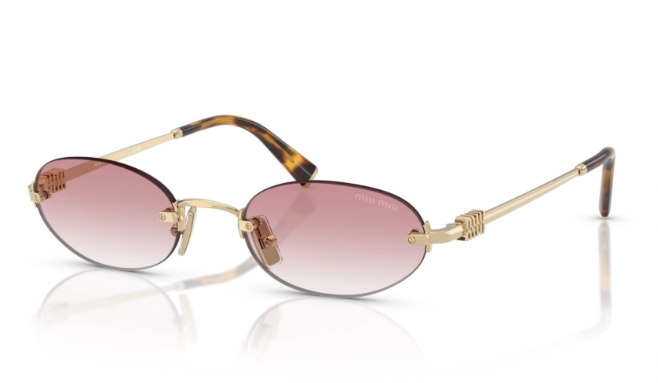 miu miu A54S ZVN70O 51 güneş gözlüğü
