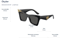 Dolce & Gabbana Dg 4434 501/87 Güneş Gözlüğü