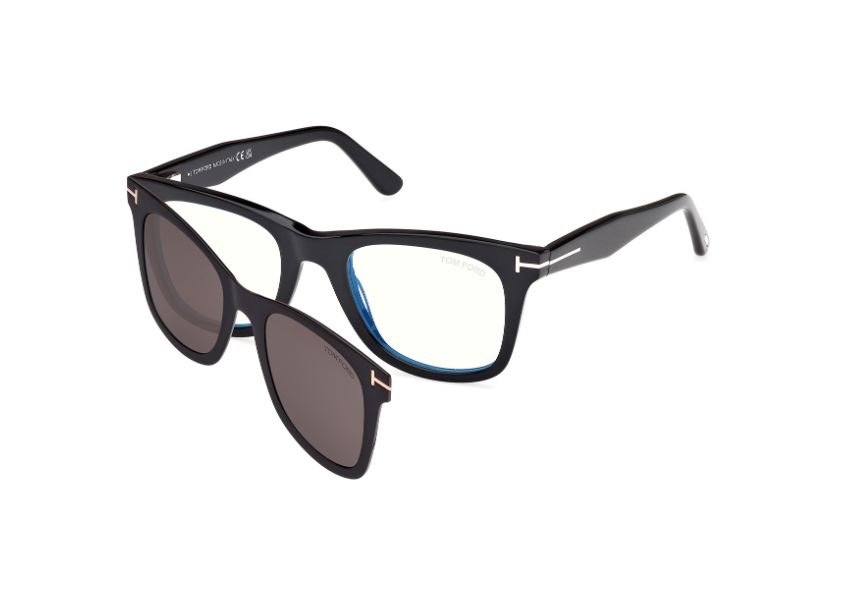 Tom Ford FT 5970 001 50 klipsli güneş gözlüğü